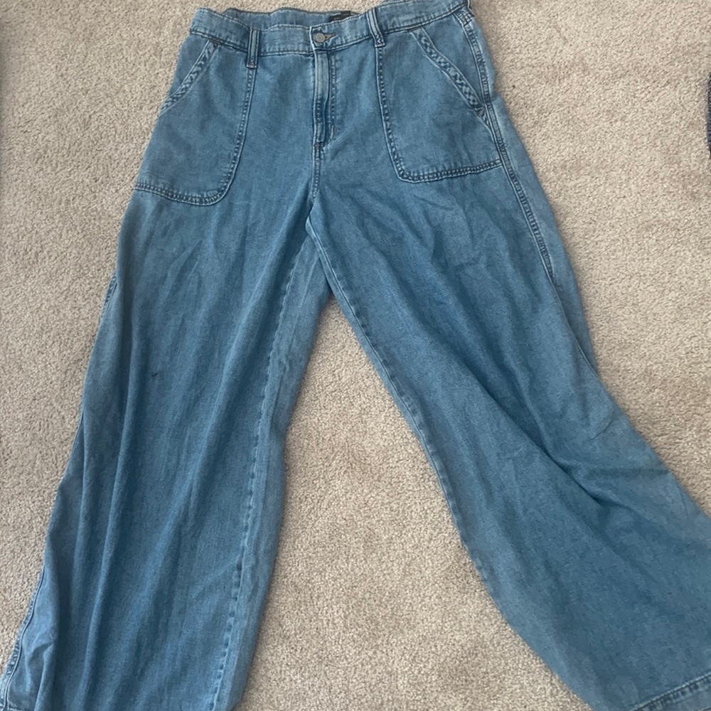 Banana republic wide leg pants